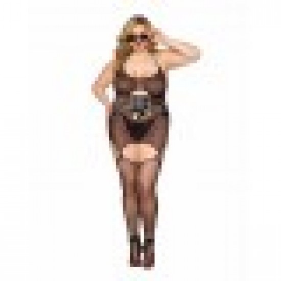 Dreamgirl-sexy babydoll με ζαρτιέρες και στρινγκ!