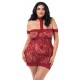 Σέξι δαντελένιο babydoll χωρίς ραφές Plus Size Σέξι δαντελένιο babydoll χωρίς ραφές Plus Size